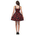 Best Selling Vintage Cotton Ball Retro Printed Vintage Cherry Retro Dress CL6092-4#